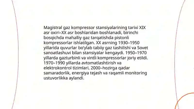 Magistral gaz kompressor stansiyalarini oʻrganish 3