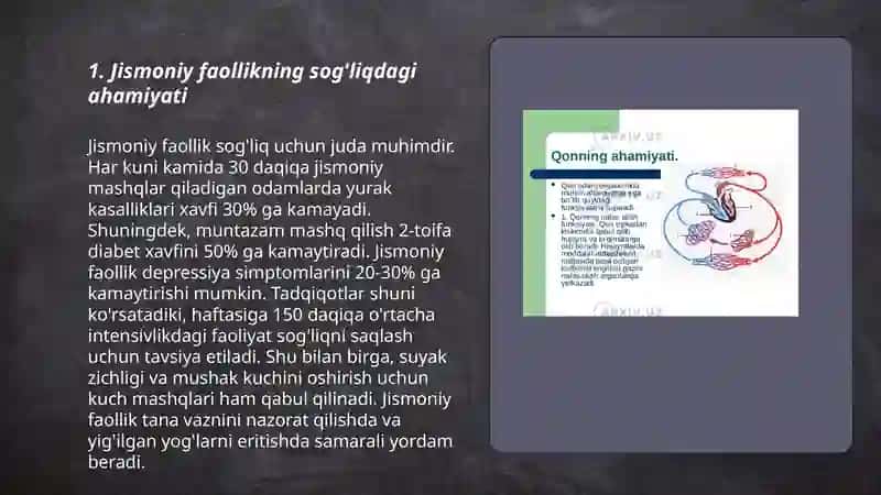 Jismoniy faollik va sog'likni saqlash: Zamonaviy tendensiyalar 3