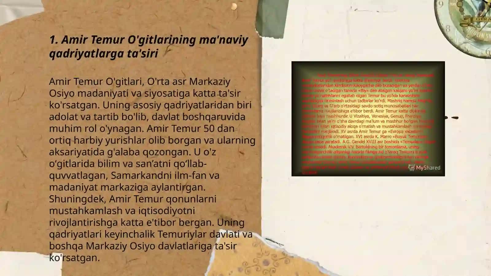 Amir Temur O'gitlarining Tarbiyaviy ahamiyati 3