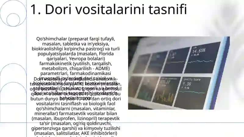 Biologik faol qóshimchalar va dori vositalarining qiyosiy tahlili 3