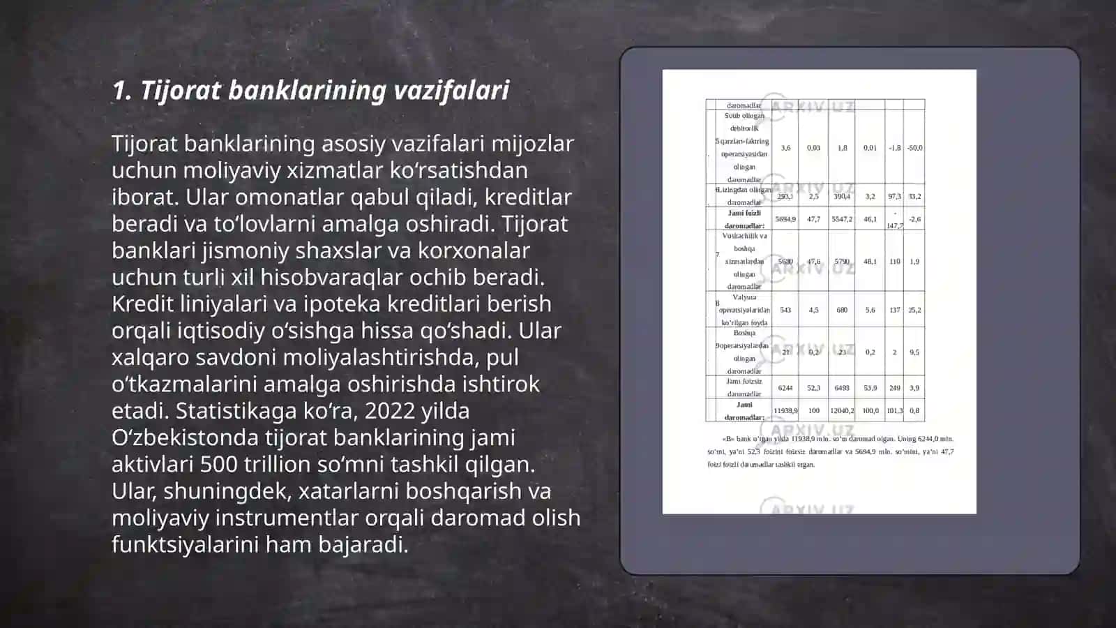 Tijorat banklari operatsiyalari 3