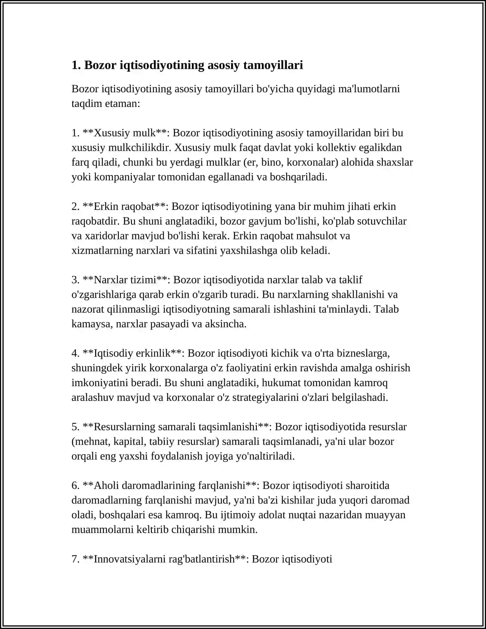 MILLIY IQTISODIYOTNI BOZOR MU SHAKILLANTIRISH 3