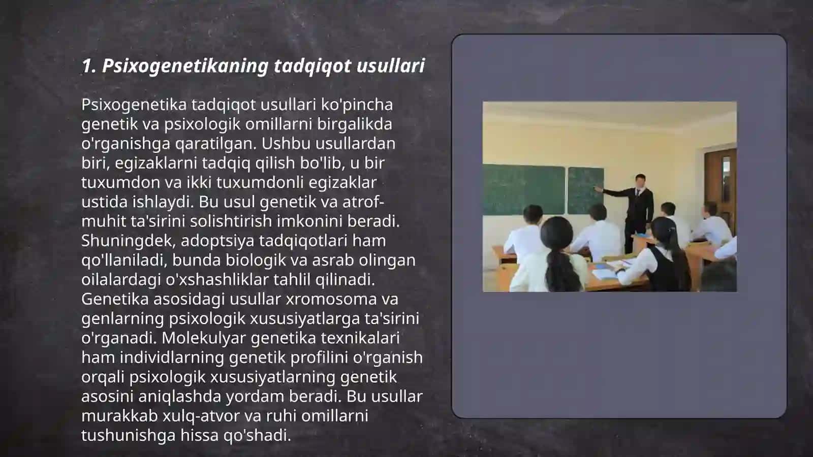 Psixogenetikaning asosiy metodlari 3