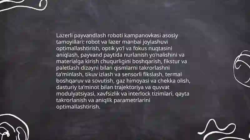 Lazerli payvandlash roboti kampanovkasi 3