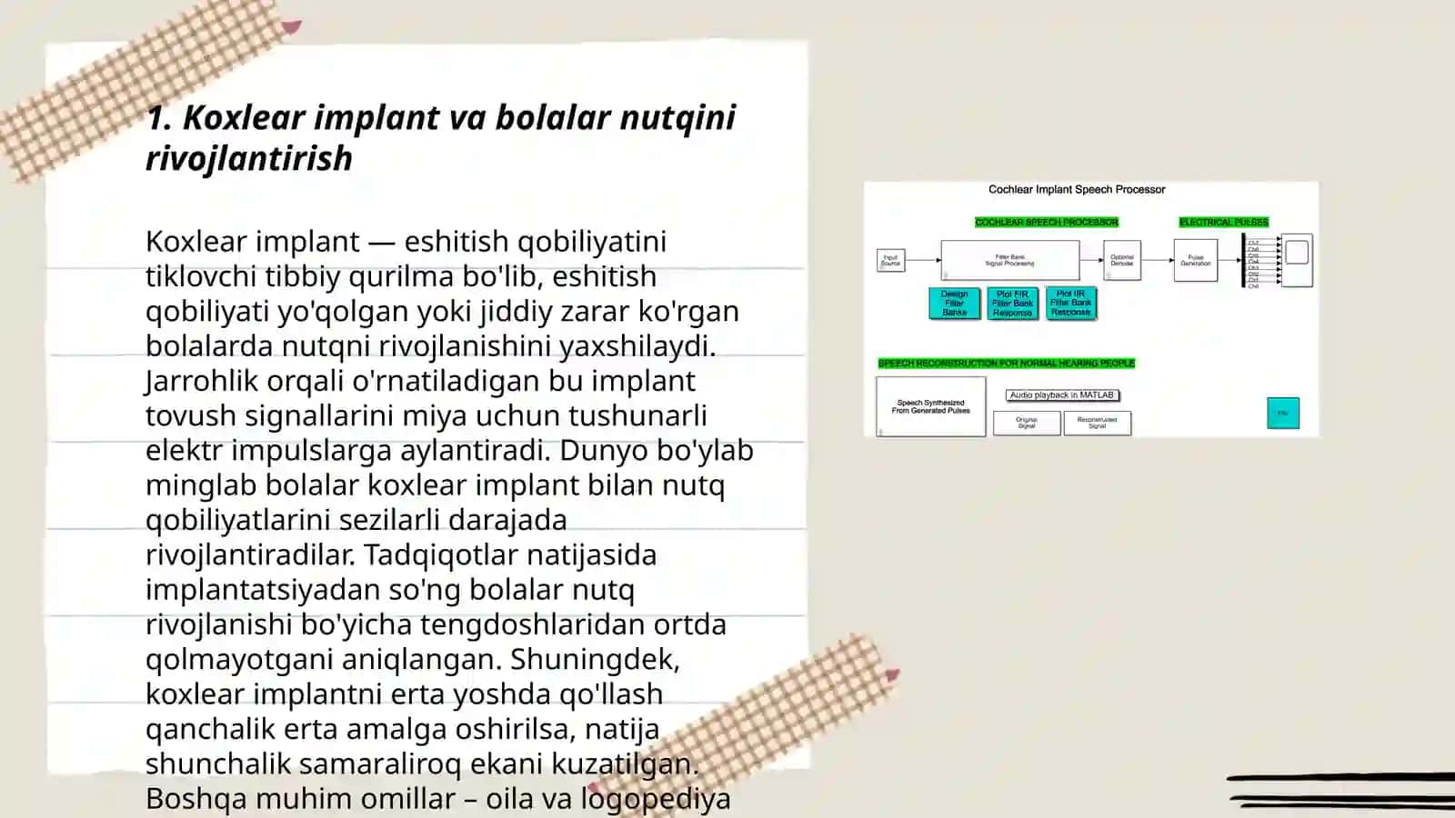 Koxlear implantli bolalar nutqini leksik jihatdan rivojlantirish 3
