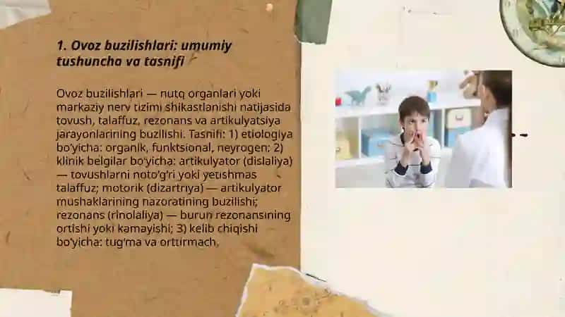 Ovoz buzilishlari. Dizartriya, Dislaliya, Rinolaliya 3