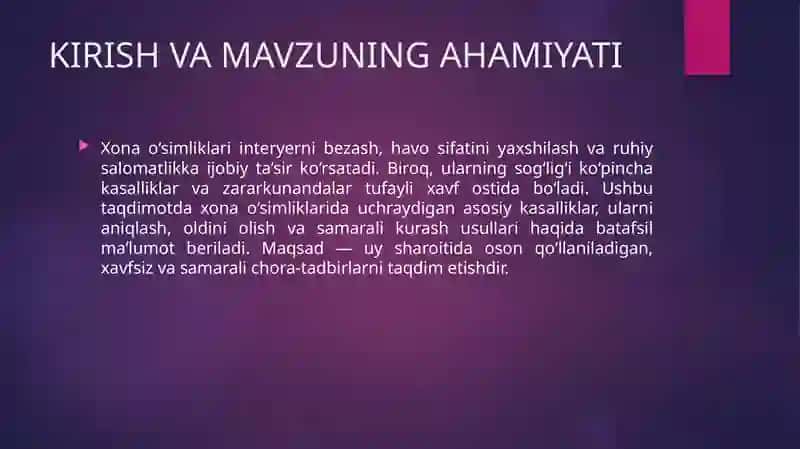 Xona o‘simliklarida uchraydigan kasalliklarga qarshi kurashish 3