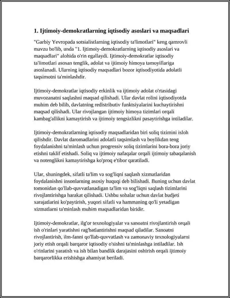 GARBIY YEVROPADA SOTSIALISTLARNING IQTISODIY TALIMOTLAR 3