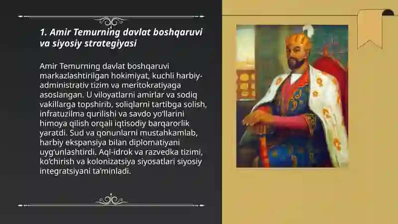 Amir Temur buyuk davlat arbobi 3