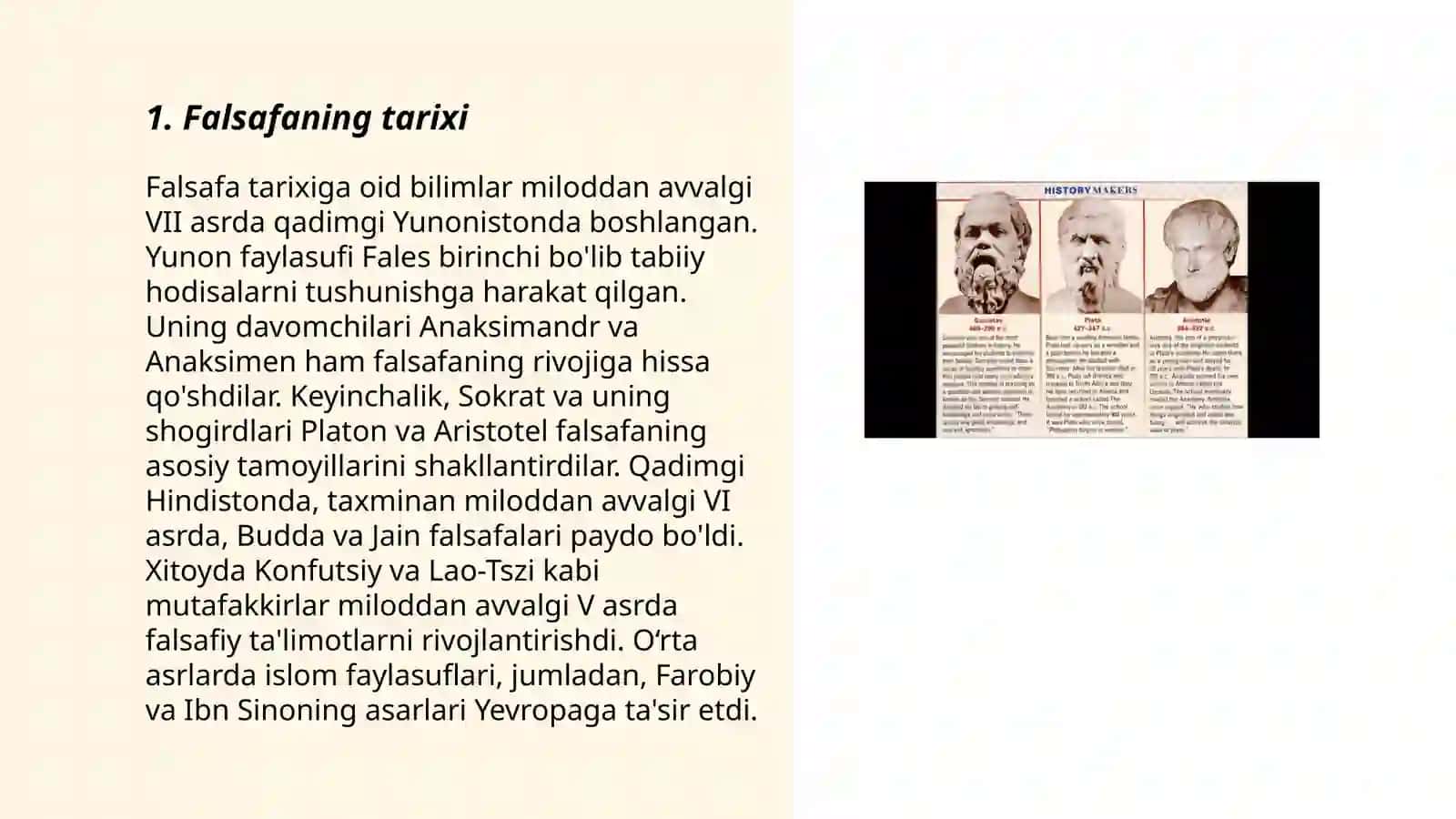 Falsafaning asosiy tushunchalari va predmeti 3
