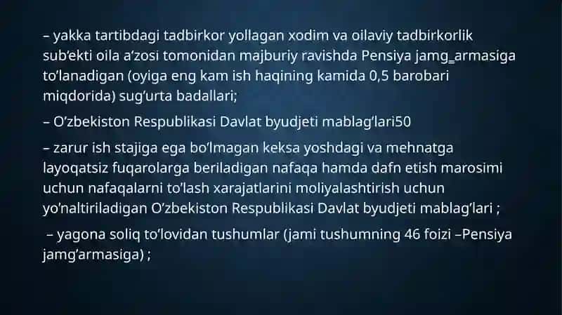 Pensiya jamg'armasi moliyaviy resurslarini boshqarish va moliyaviy barqarorligini ta'minlash 3