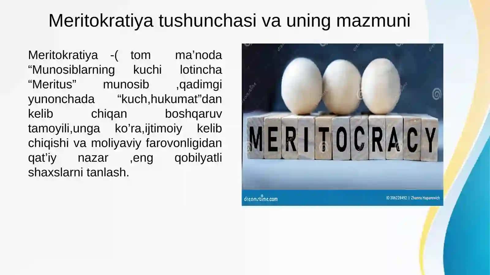 Siyosiy Elitani shakllanishida Meritokratiya tamoyilari 3