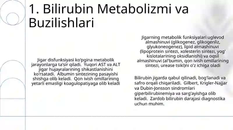 Jigar disfunksiyasi 3