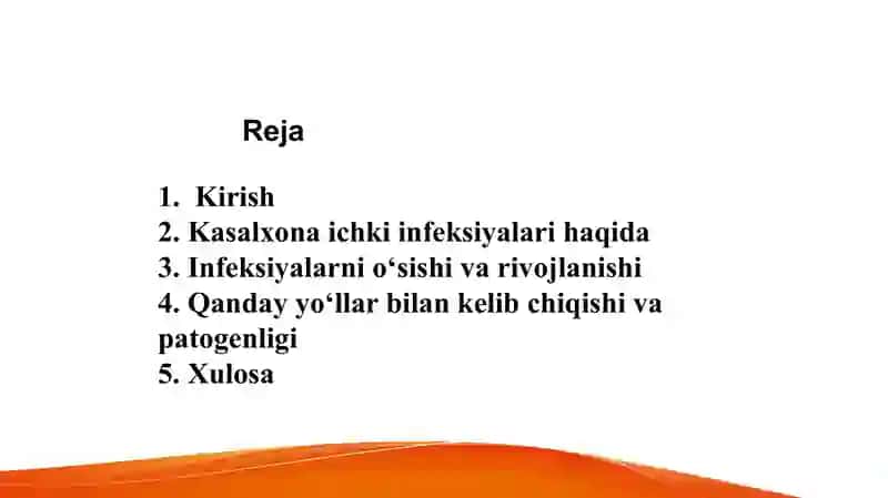Kasalxona ichi infeksiyalarni kelib chiqishi uchun havoning bakterial ifloslanganligini ahamiyati 3
