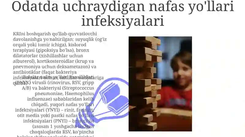 Nafas olish aʼzolari kasalliklari bilan kasallangan bolalar kuzatuvi va parvarishi 3