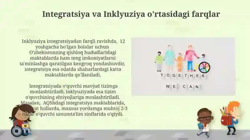 Inklyuziv taʼlimning modellari tahlil va xususiyatlari 3