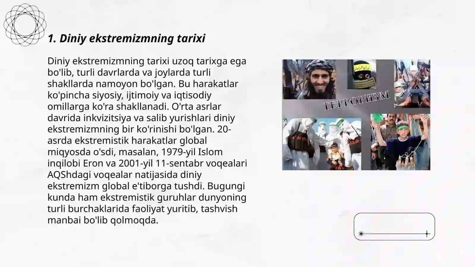 Diniy ekstrarizm va terrorizm 3