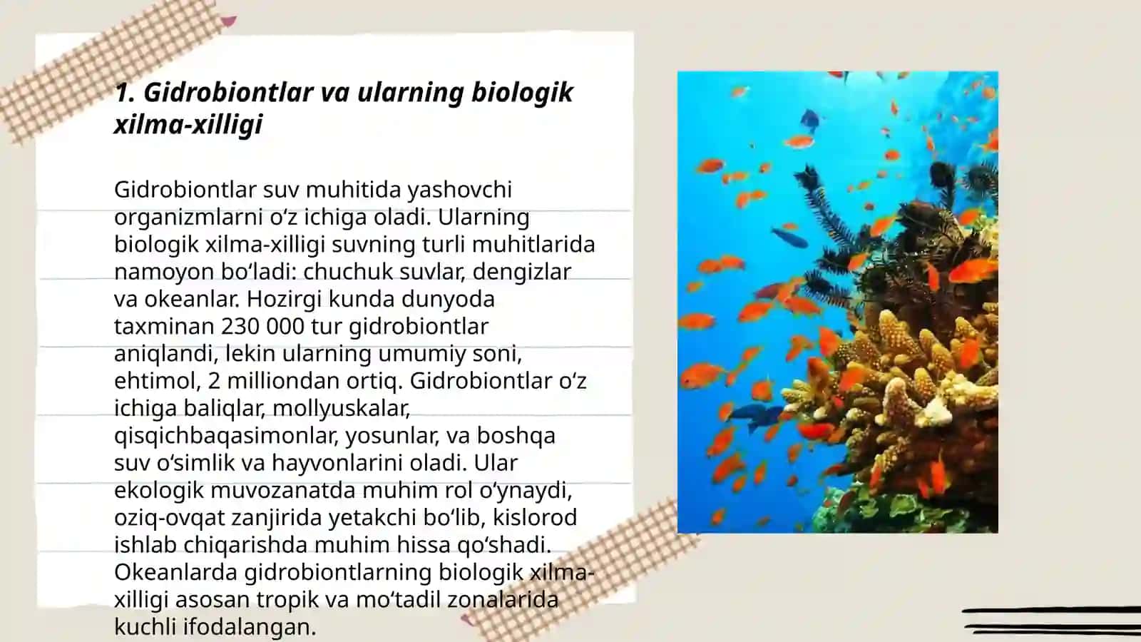 Gidrobiontlar va ularga tasir etuvchi omillar 3