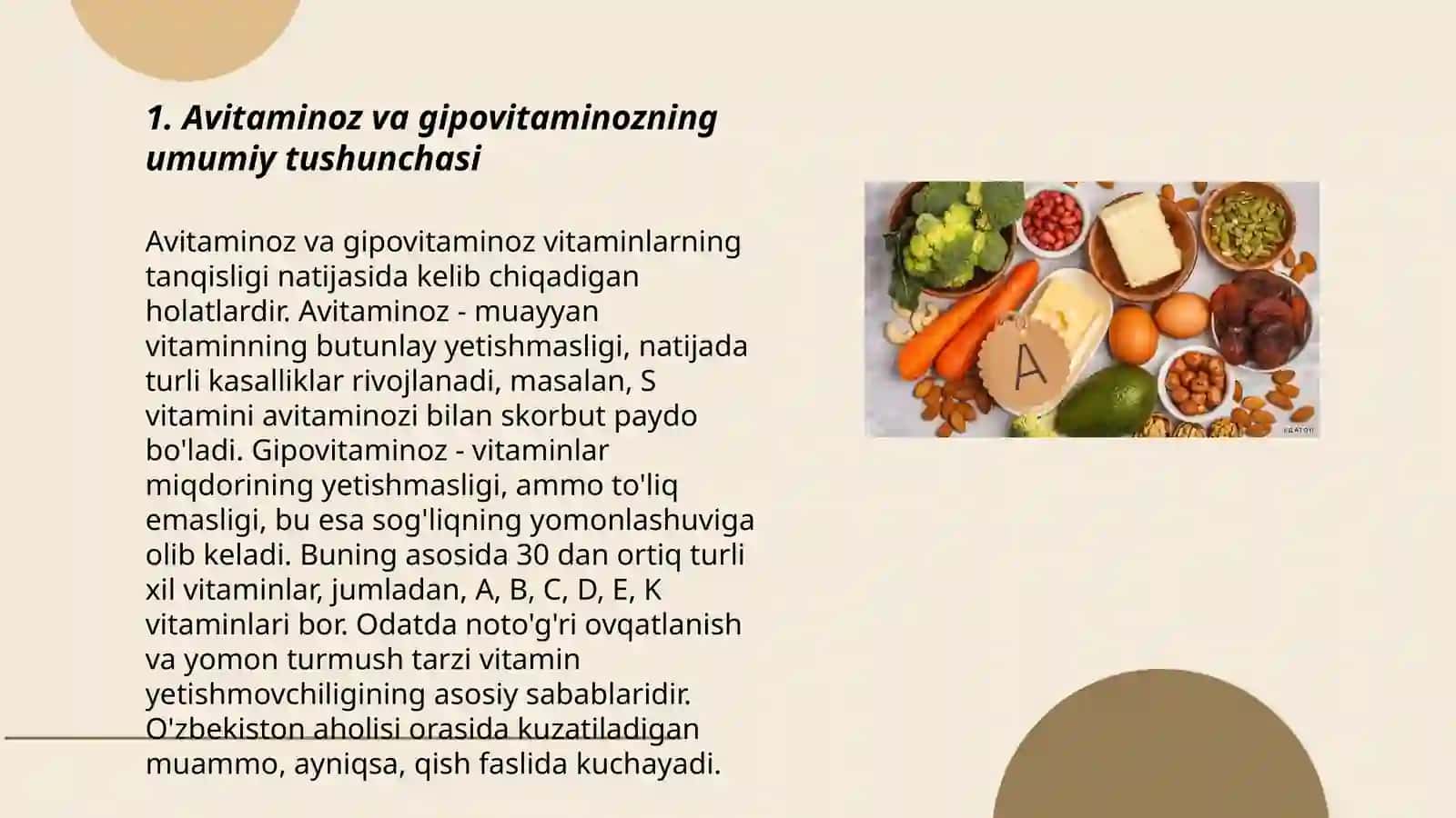 Avitaminoz va gipovitaminoz 3