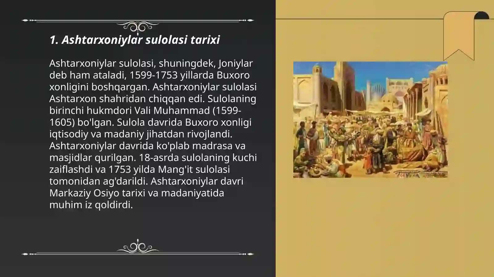 Ashtarxoniylar hukmronligi davrida Movarounnahr 3