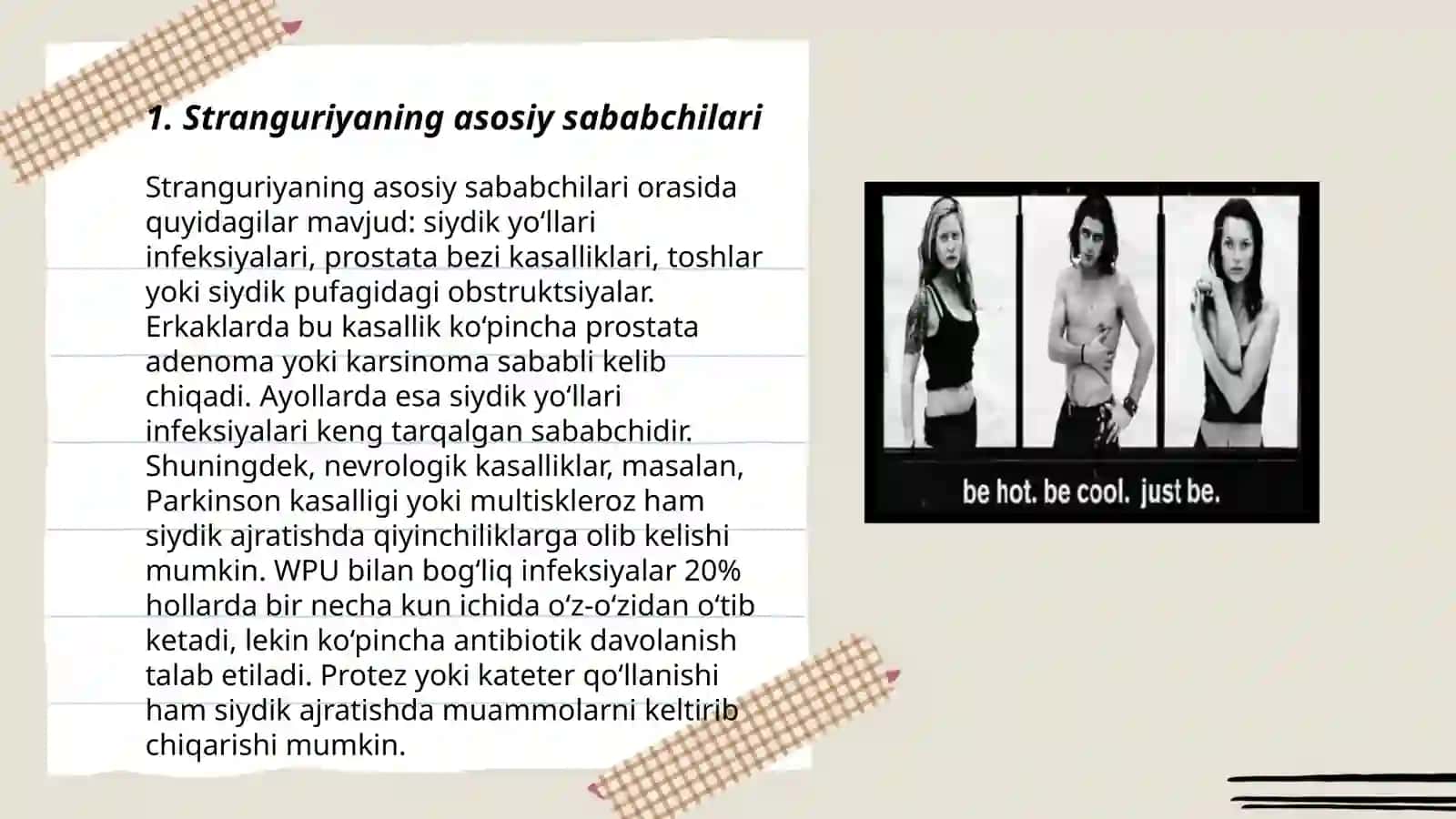 Stranguriyaning sabablari va xavf omillari 3