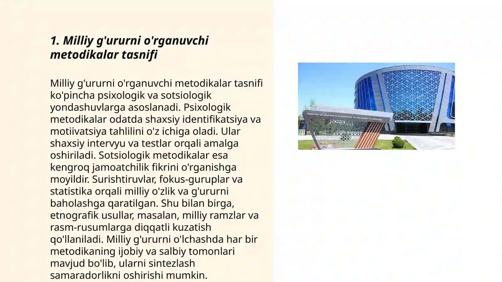 Milliy g'ururni o'rganuvchi metodikalar,ularning ahamiyati va interpretatsiyasi 3