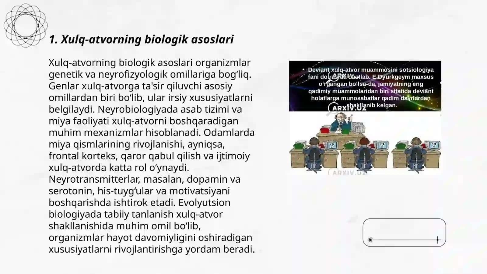 Xulq atvorning psixofiziologik asosi 3