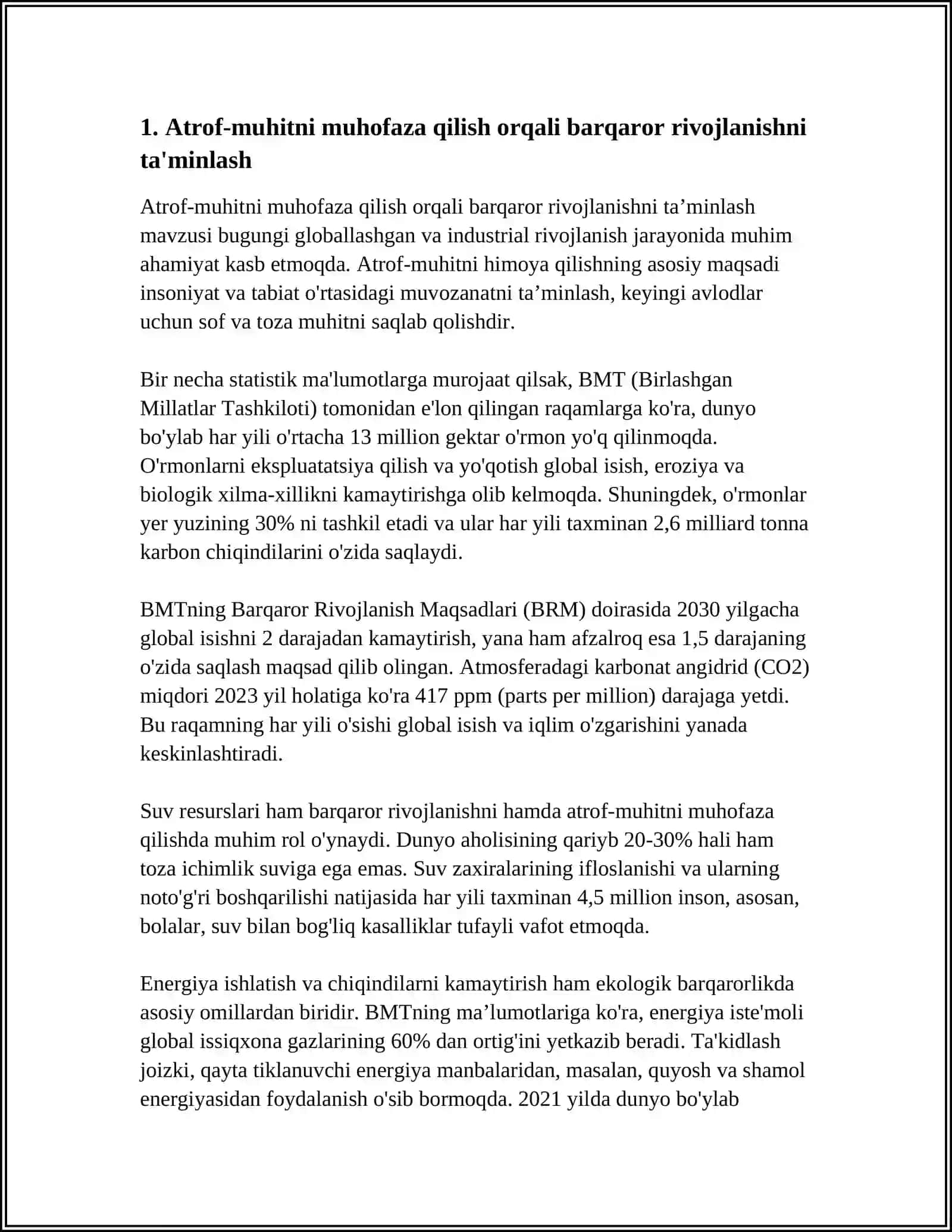 O'ZBEKISTON RESPUBLIKASINING TABIATNI MUHOFAZA QILISH TUG'RISIDAGI QONUNI 3