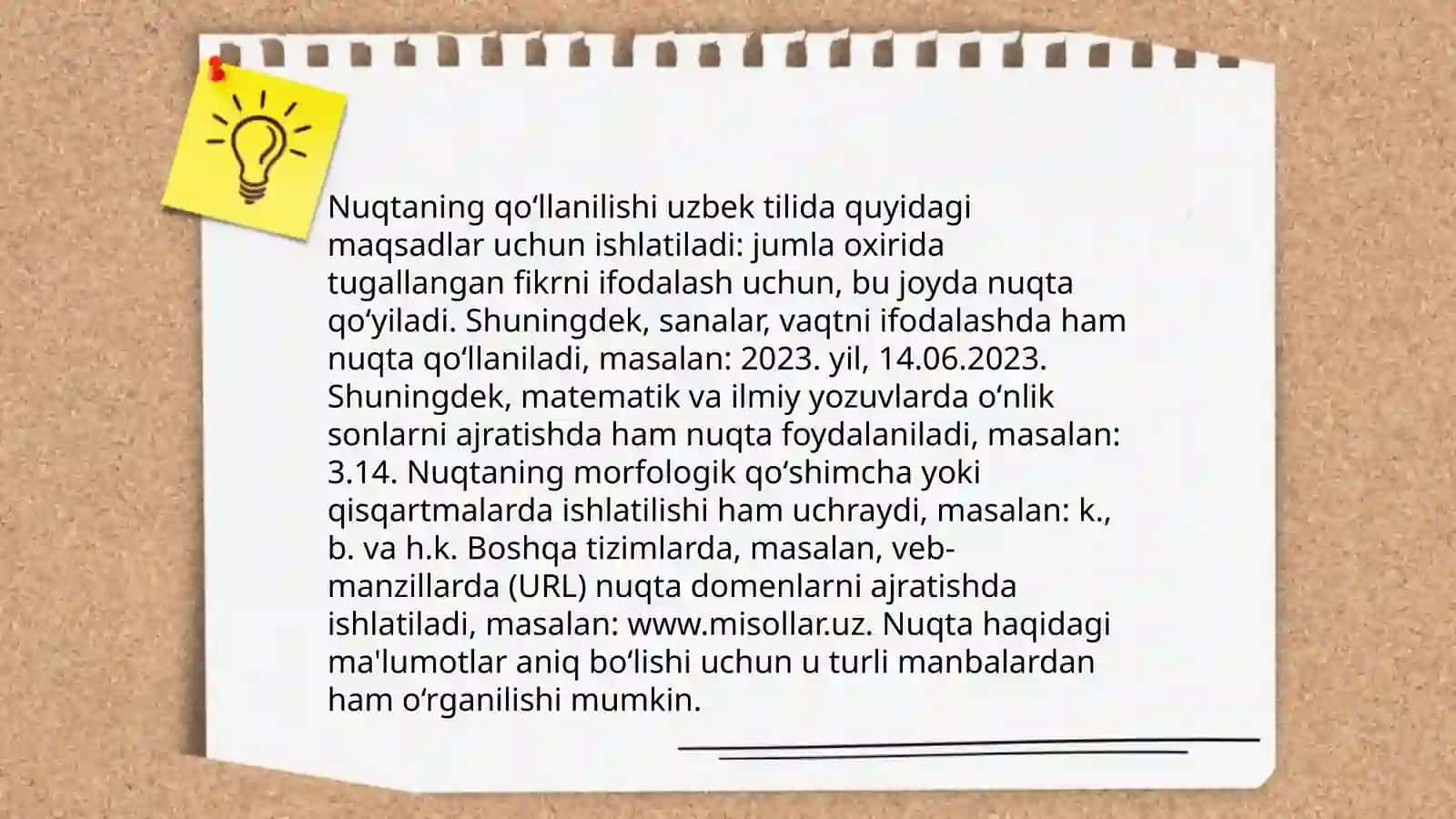 Punktuatsion savodxonlik 3