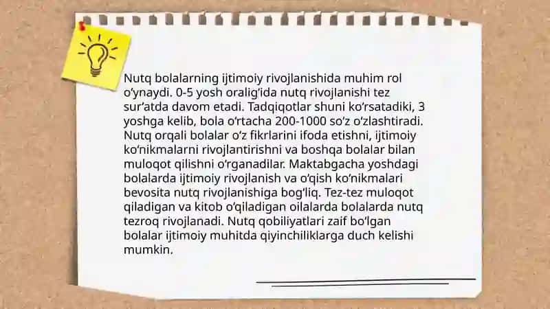 Nutqning bolalarning ijtimoiy rivojlanishidagi ahamiyati 3