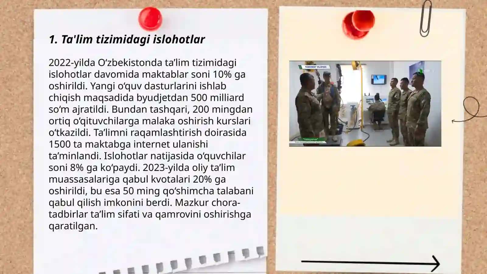 O‘ZBEKISTON RESPUBLIKASIDA IJTIMOIY SOHADAGI ISLOHOTLAR 3