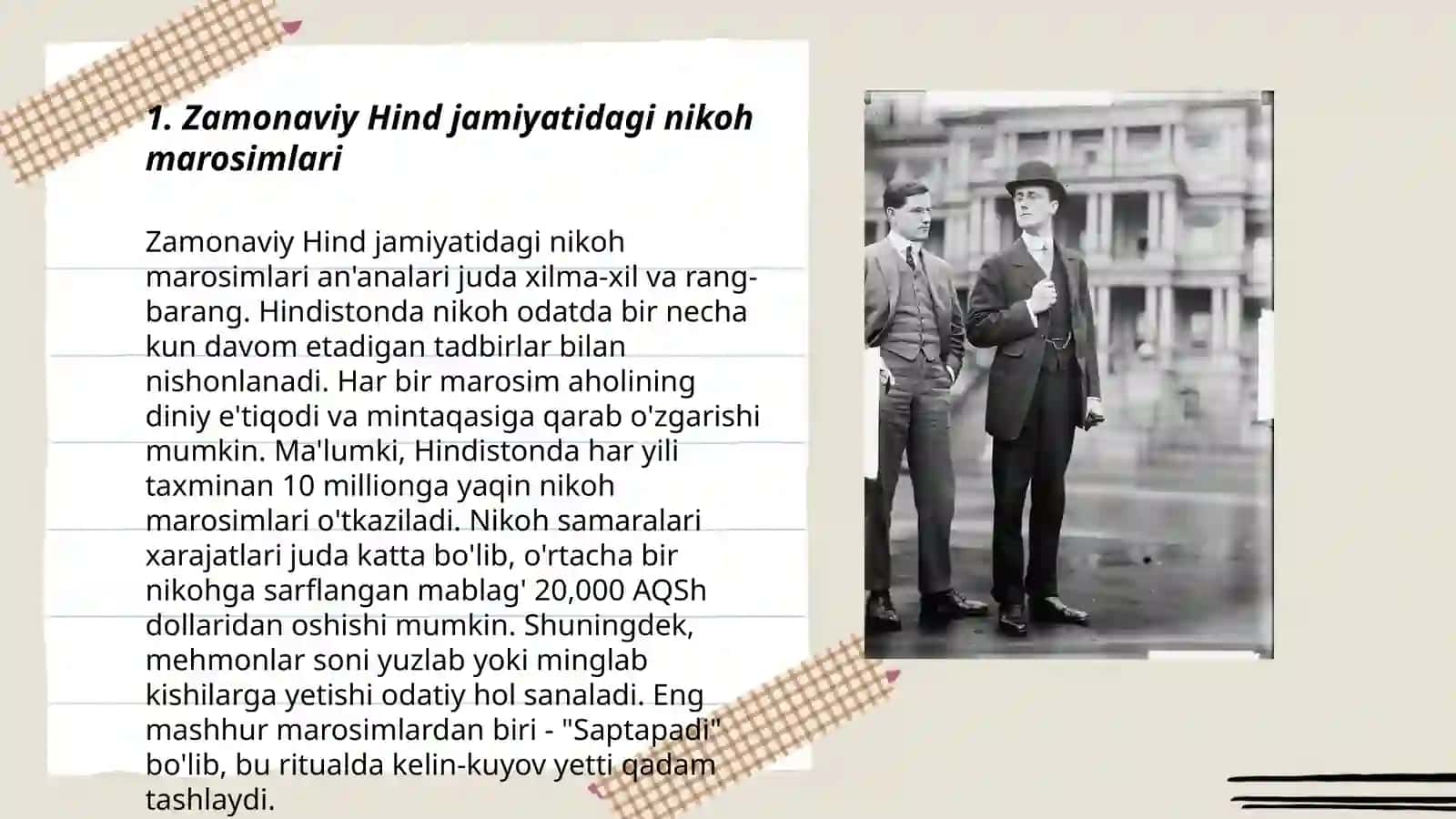 Zamonaviy hind jamiyatidagi marosimlar va bayramlarning evolyutsiyasi va ahamiyatini o'rganish 3