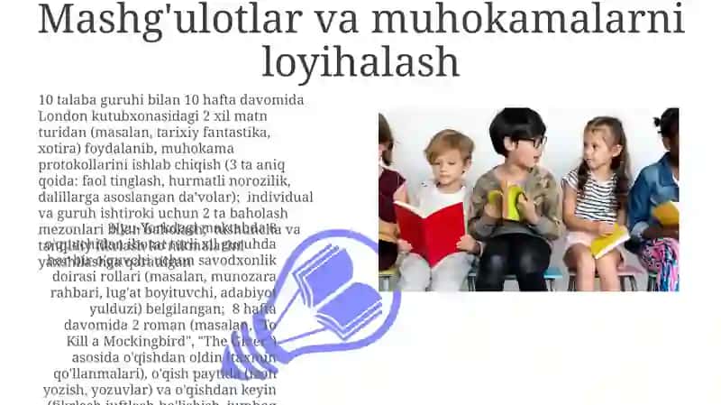 Ona tili va òqish savodxonligi fani tògarak rejasini tuzish 3