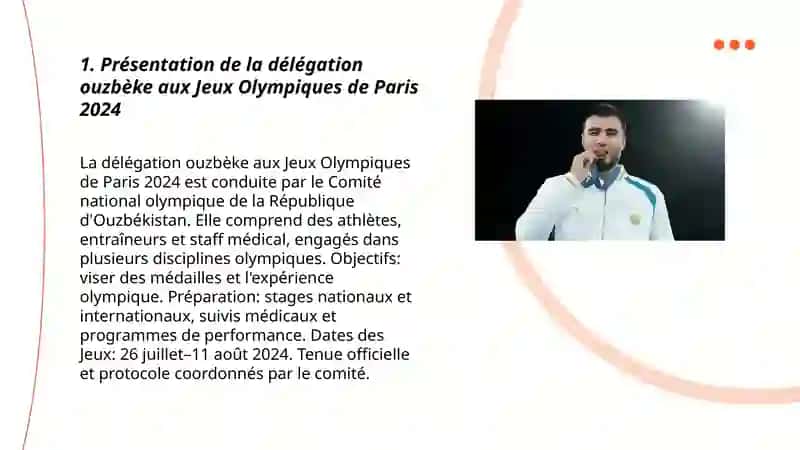 Les Jeux Olympiques de Paris 2024 et les athlètes ouzbeks 3