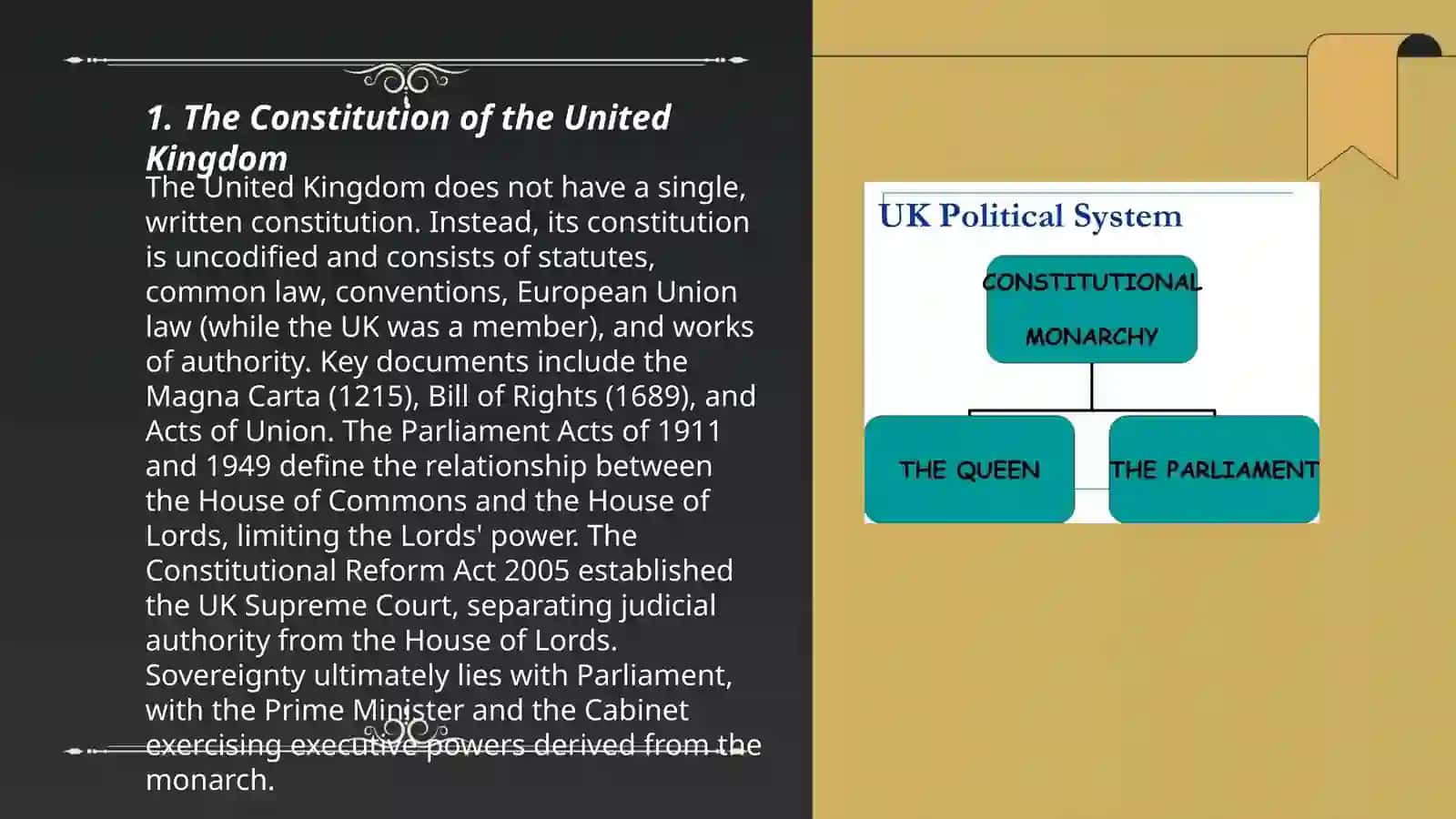 The Constitution of the United Kingdom 3