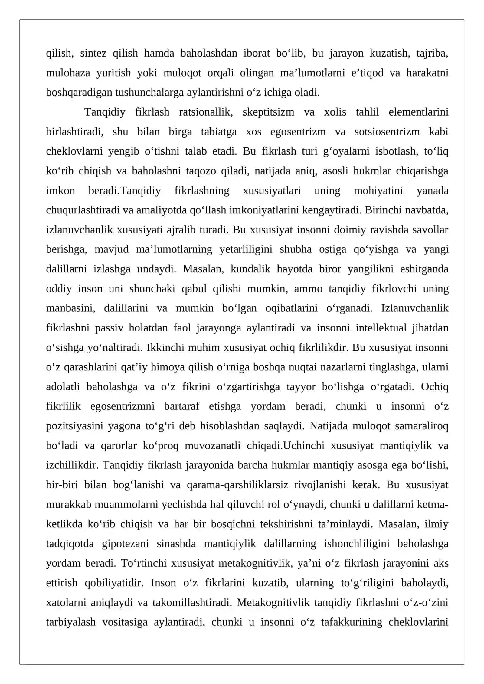 Tanqidiy fikrlash va argumentlash orasidagi bog‘liqlik 3