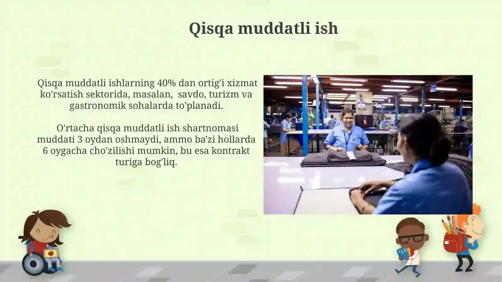 Aholi ish bilan bandligining asosiy turlari 3