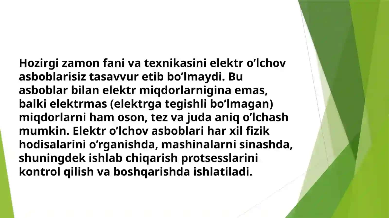 Elektot o'lchov asboblari 3
