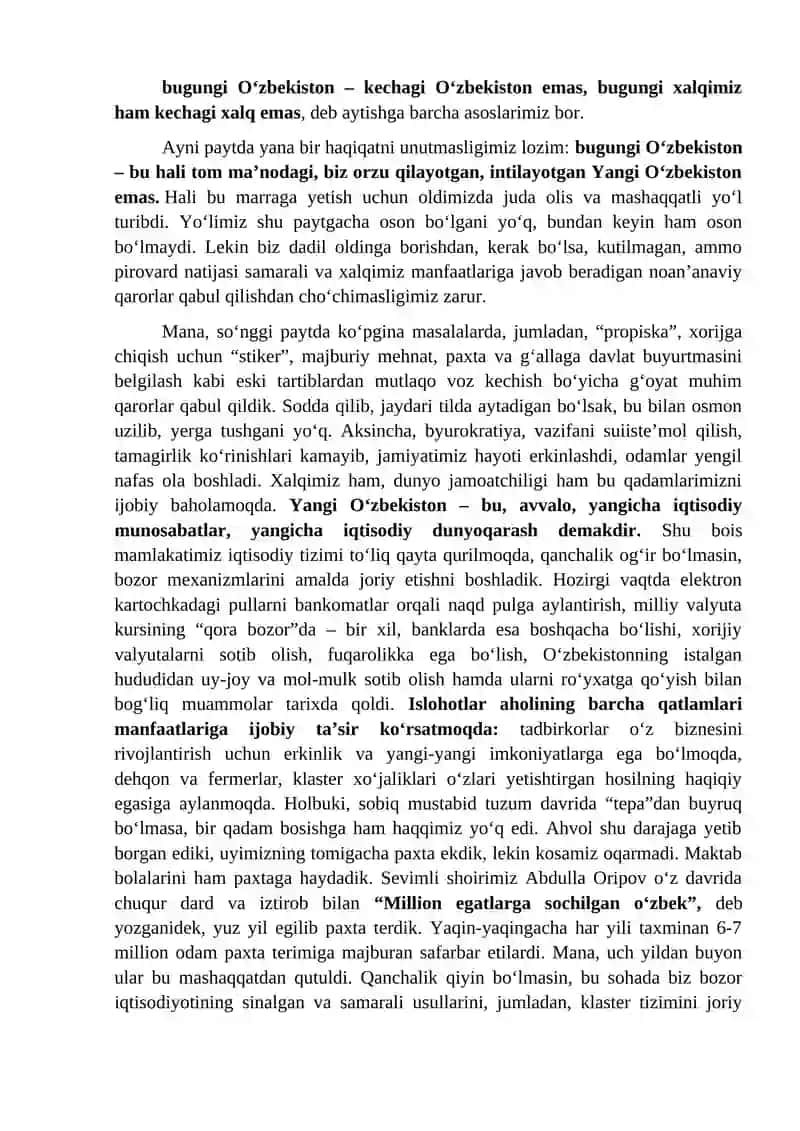 Yangi O‘zbekistonda xalqchil va insonparvar davlat qurishning ijtimoiy-siyosiy ahamiyati 3