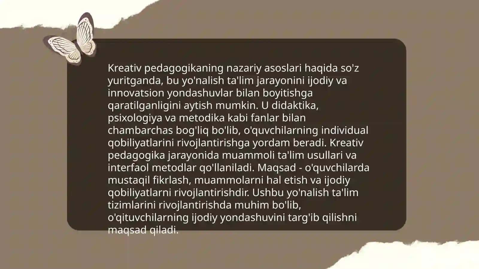Talimiy faoliyat ishlar tuzishda pedagogning kreativligi 3