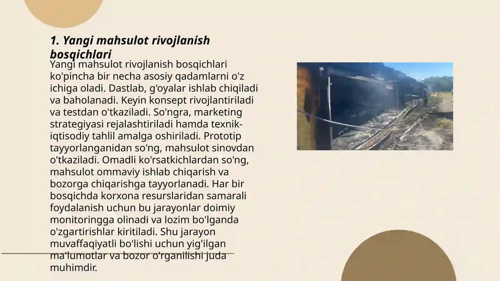 Yangi mahsulotni rejalashtirishni boshqarishni tashkil etish 3