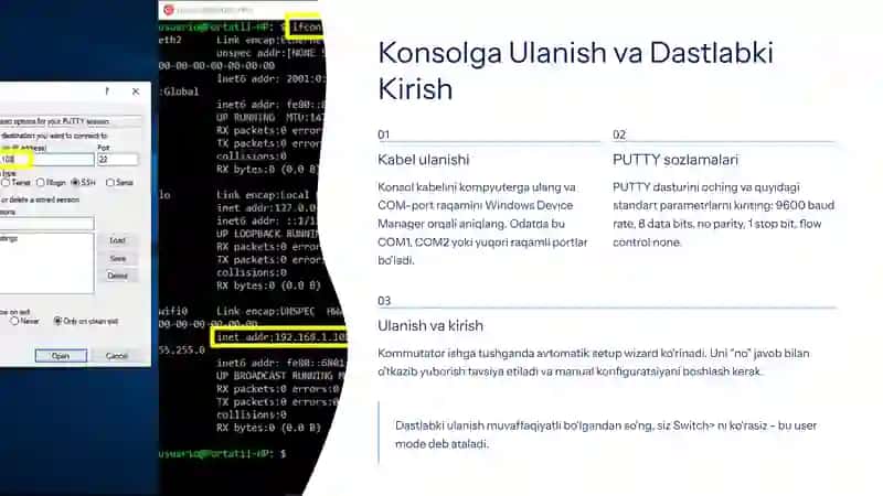 Cisco Kommutatorlari CLI va LAN Tarmog'ini Loyihalash 3