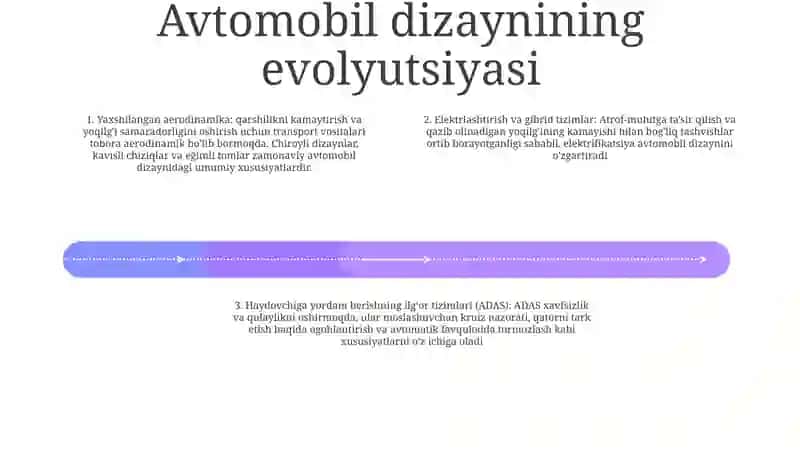 Avtomobil KonstruksiyasiningRivojlanishTendensiyasi 3