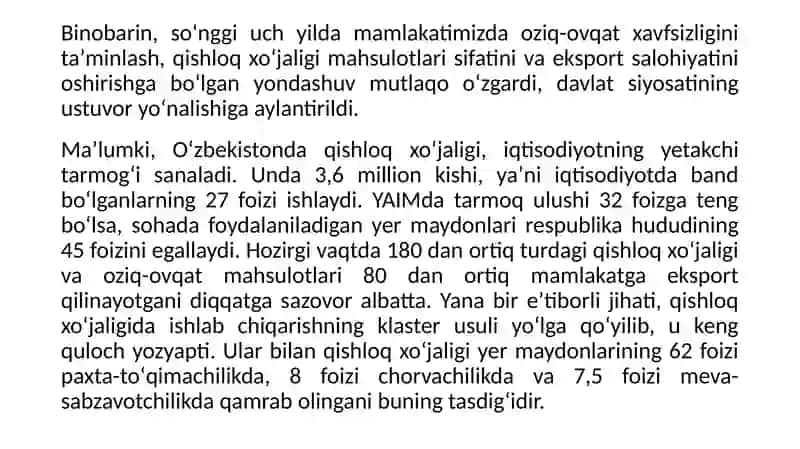 Oziq-ovqat xavfsizligi va sifatini tartibga soluvchi normativ hujjatlar 3
