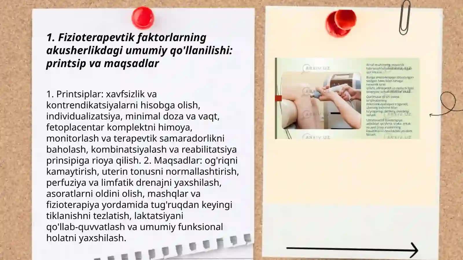 Fizioterapevtik faktorlarni akusherlikda qo'llash 3