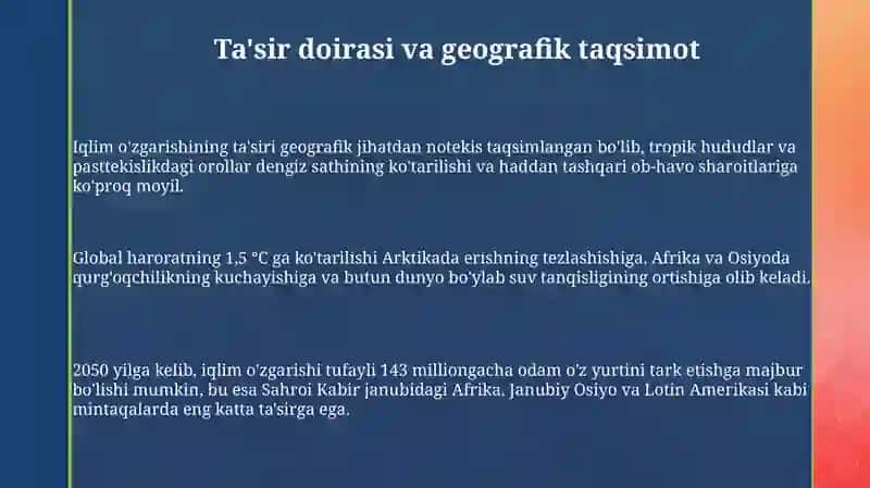 Iqlim õzgarishi kimga qimmatga tushyapti 3