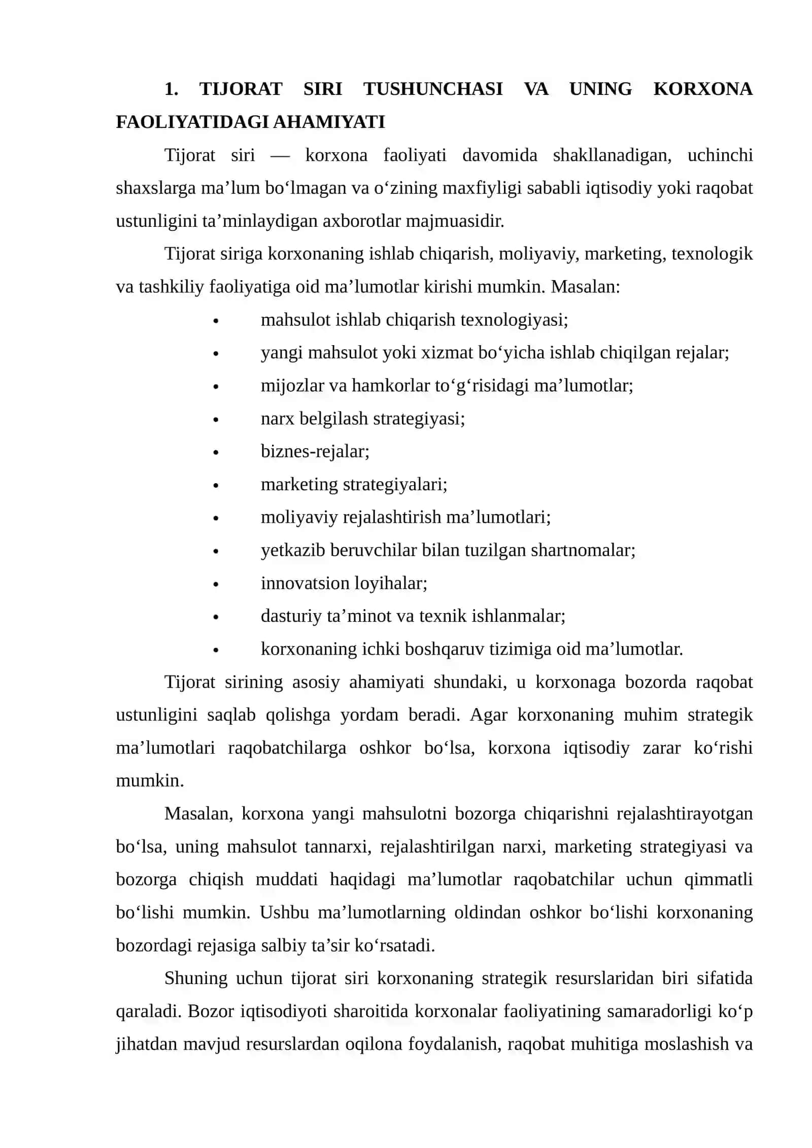 TIJORAT SIRI VA ICHKI TAHLIL 3