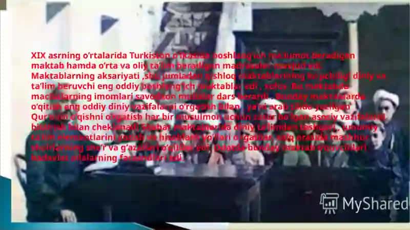 Turkiston o’lkasidagi boshlang’ich ma'naviy ta'lim tizimi 3