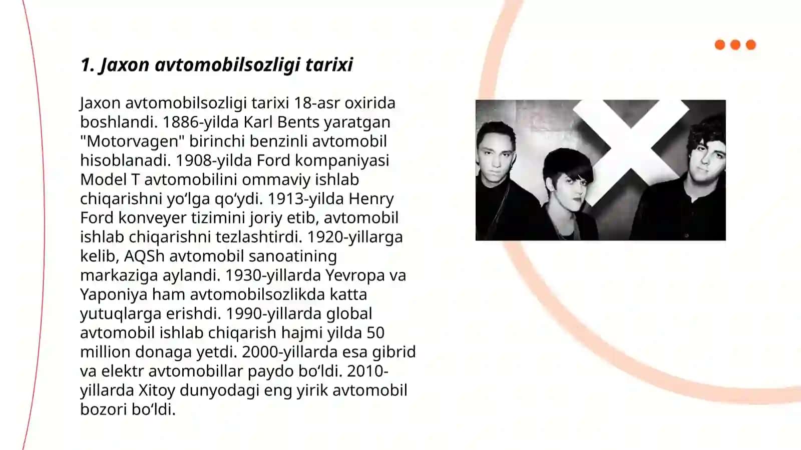 Jaxon avtomobilsozligida yetakchi firmalar va chiqarilayotgan avtomobillar nomlari 3