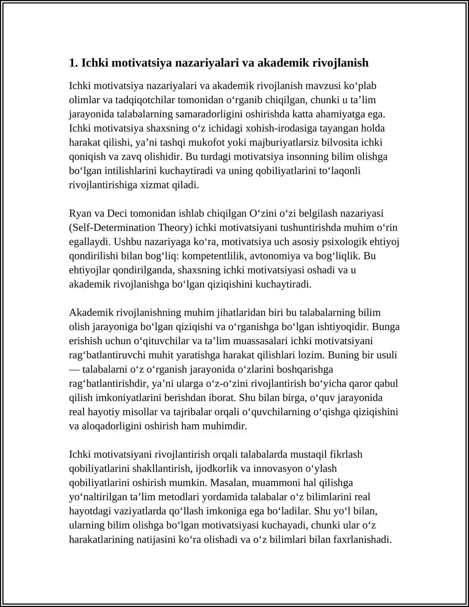 AKADEMIK RIVOJLANISHDA ICHKI MOTIVATSIYANI RIVOJLANTIRISH 3